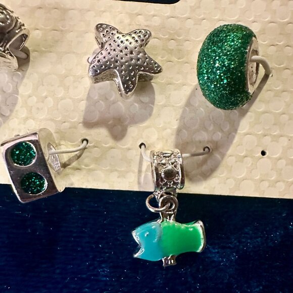NWT Disney Parks The Little Mermaid Charm Set - Picture 2 of 5
